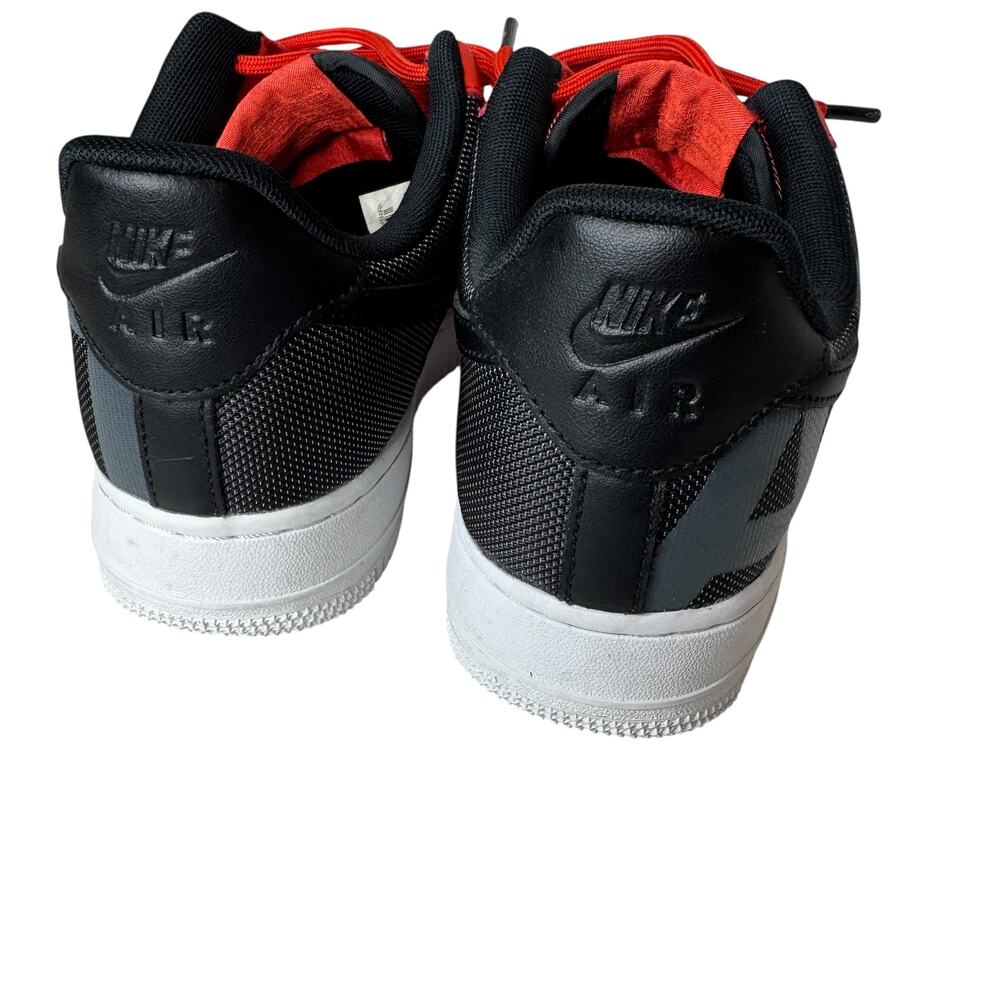 Nike Air Force 1 Low Mens 8.5 Habanero Red Black White Sneakers Tennis Shoes - Picture 11 of 11